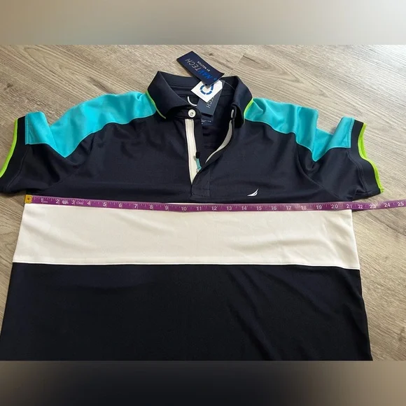 NAUTICA NAVTECH SUSTAINABLE CRAFTED POLO SHIRT size S - Picture 6 of 7